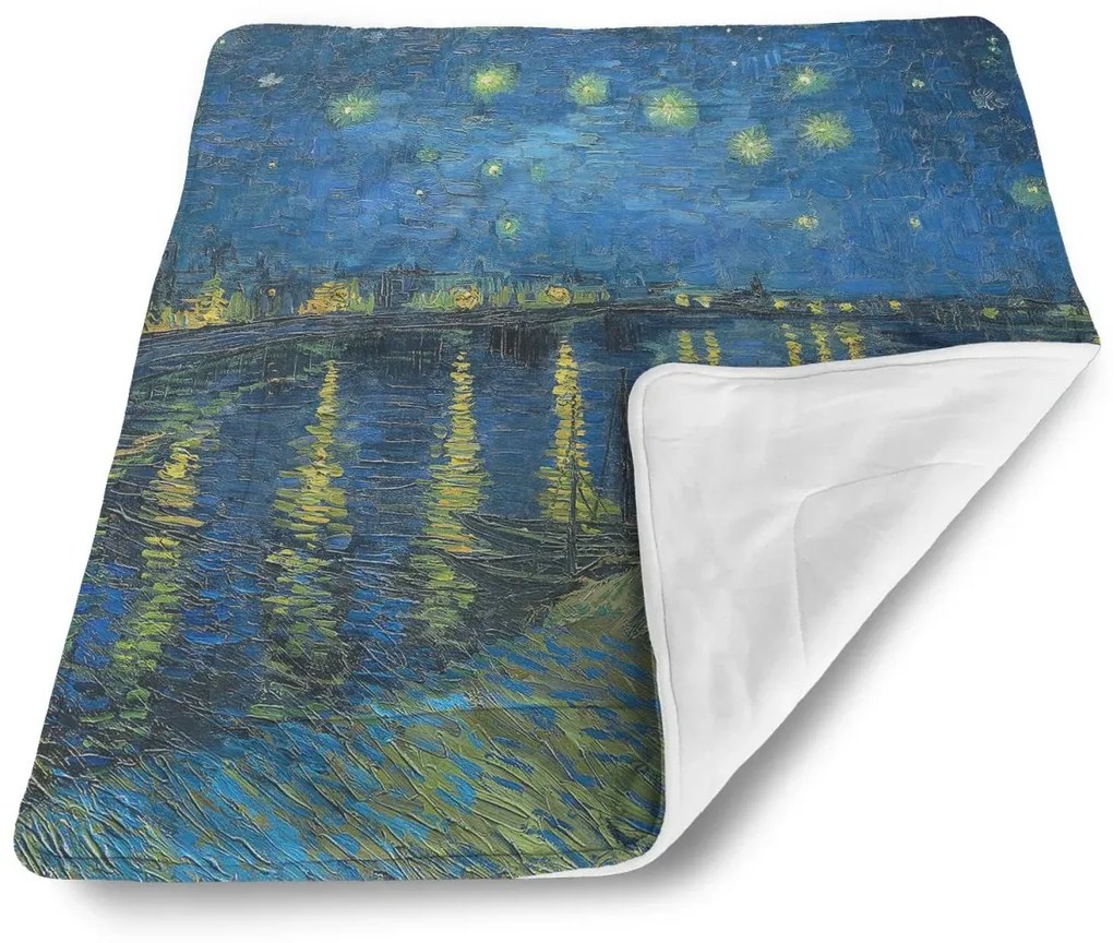 Sablio Deka pre bábätko Hviezdna noc nad Rhônou - Vincent van Gogh - 90x120 cm
