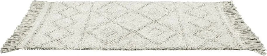 Sivá kúpeľňová podložka z organickej bavlny Wenko Urla, 60 x 90 cm