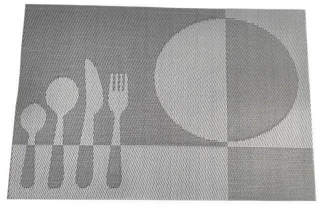 Praktické prestieranie na stôl FOOD - 30 x 45 cm, šedá