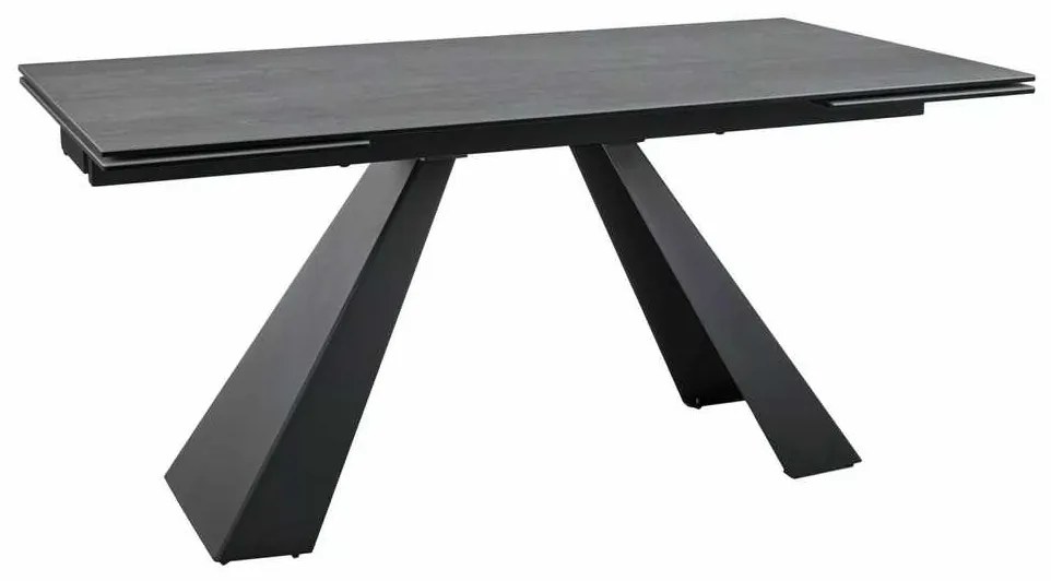 Jedálenský stôl Salvadore II, 160 x 90 cm, sivá