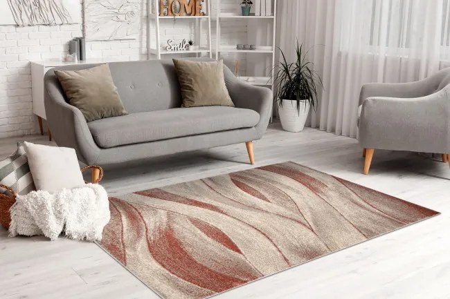 Koberec FUSION 1617 krémový / ružový