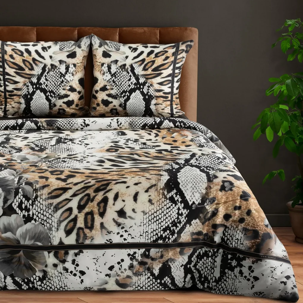 MAKOSATÉNOVÉ OBLIEČKY EVA MINGE EVA20 200X220 CM, 2 KS 70X80 CM VZOROVANÉ