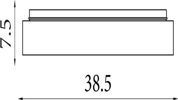 Searchlight 89735-38LT - LED stmievateľné stropné svietidlo POLKA 24W/230V + 6W pr. 38,5 cm hnedé