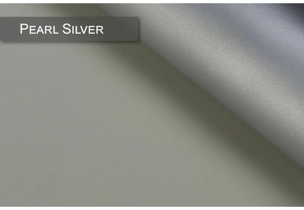 Dekodum Termoizolačná roleta v bielej kazete, farba látky Pearl Silver Šířka (cm): 55, Dĺžka (cm): 150, Strana mechanizmu: Práva