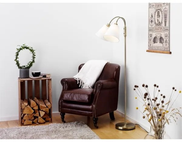 Cottex A1979AV - Stojacia lampa DUETT 2xE27/60W/230V