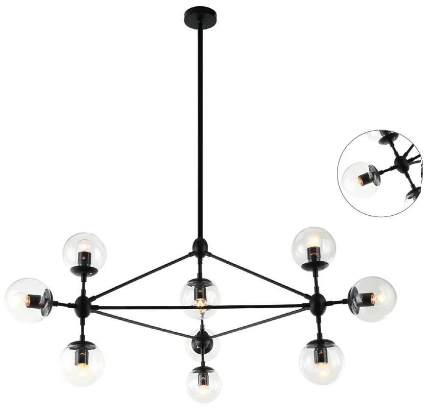 Orlicki Design Bao stropné svietidlo viac ako 6x8 W čierna OR80094