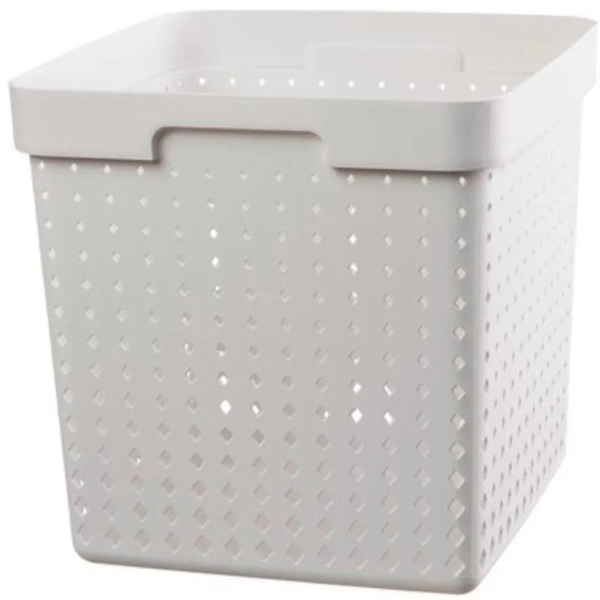 Košík Seoul XL biely 296x296x296