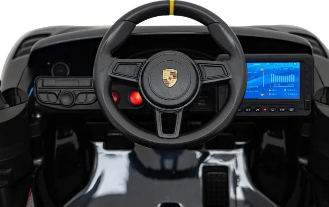 Elektrické autíčko Porsche Spyder RS 718 MP4 čierne