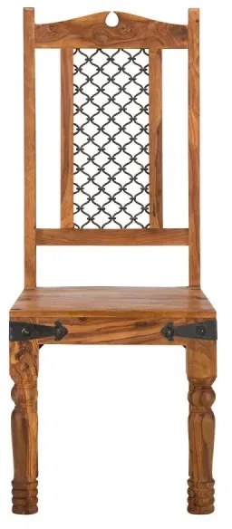 furniture-nabytek.cz - Masívna jedálenská sada Merlin I z palisandra, lakovaná, hnedá – 180x90 cm + 6 stoličiek