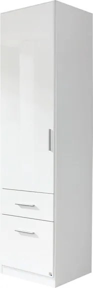 Šatníková skriňa Celle, biela