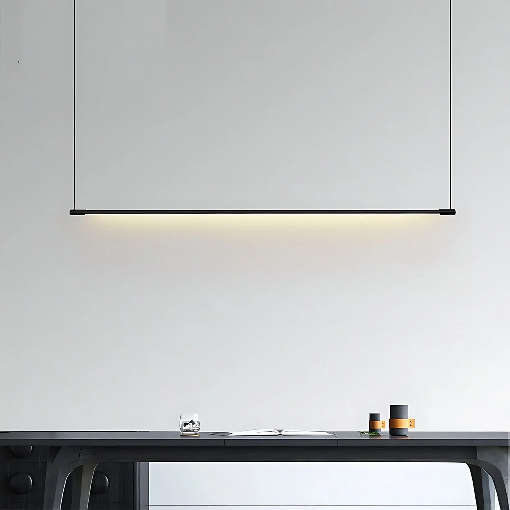 Toolight Toolight, LED závesné osvetlenie 120cm, 15W, 3000K, LHJ031-CP, čierna matná, OSW-50014