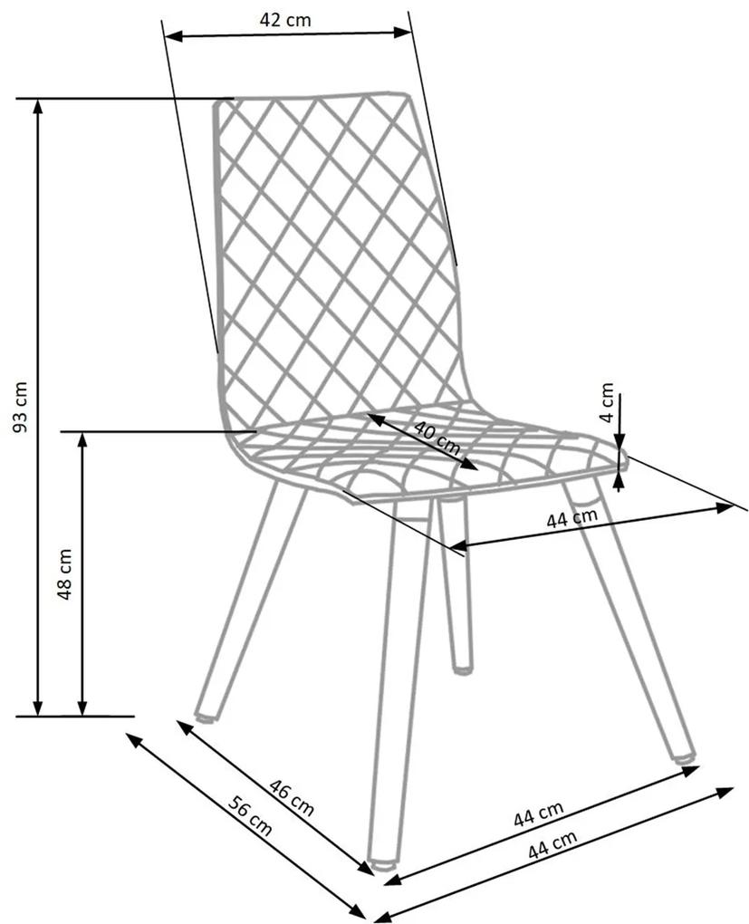 Jedálenská stolička K282 - béžová