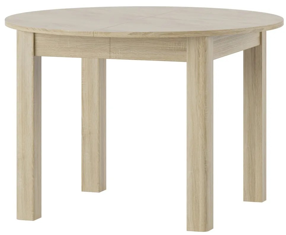 Jedálenský rozkladací stôl Uran 01 110/160 cm dub sonoma