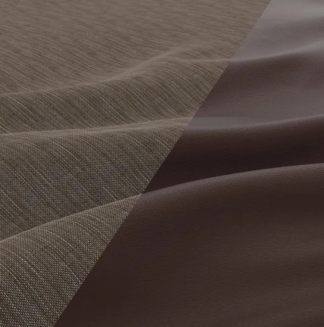 Sedacia súprava FORESTA ULL v tvare U hnedá / cappuccino