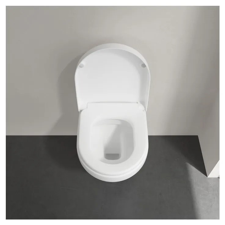 Villeroy & Boch Architectura - WC sedátko s poklopom Compact, QuickRelease, SoftClose, alpská biela 9M66S201