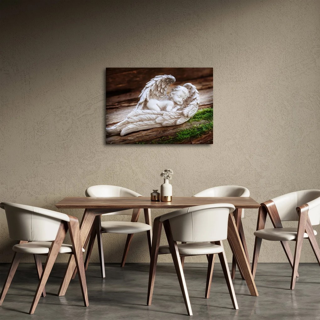 Obraz - Spiaci anjelik (70x50 cm)