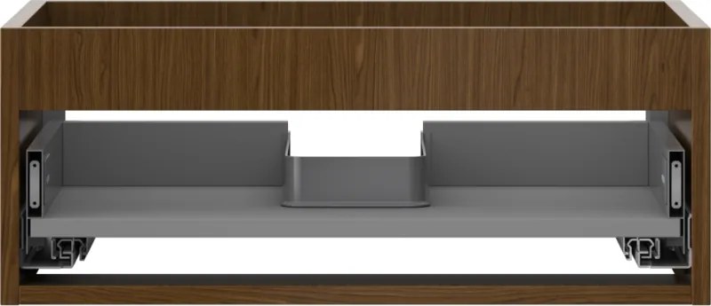 Mexen Box-A, závesná skrinka 60 cm, 1 zásuvka, orech, 91AX0-0600-235-1-86