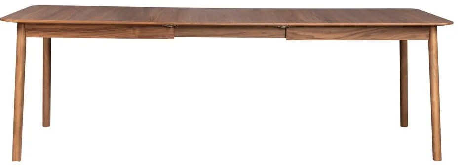 Rozkladací jedálenský stôl s doskou v dekore orechového dreva 90x180 cm Glimps – Zuiver