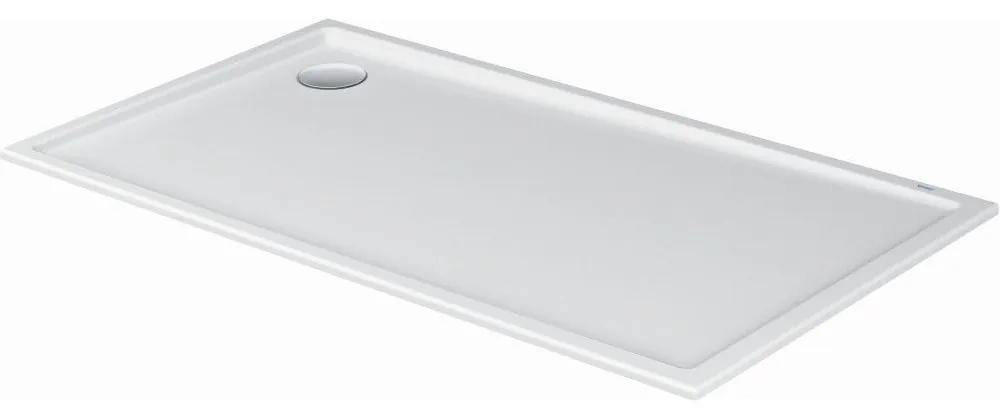 DURAVIT Starck Slimline obdĺžniková sprchová vanička zo sanitárneho akrylátu, Antislip, 1600 x 900 x 60 mm, biela, 720131000000001