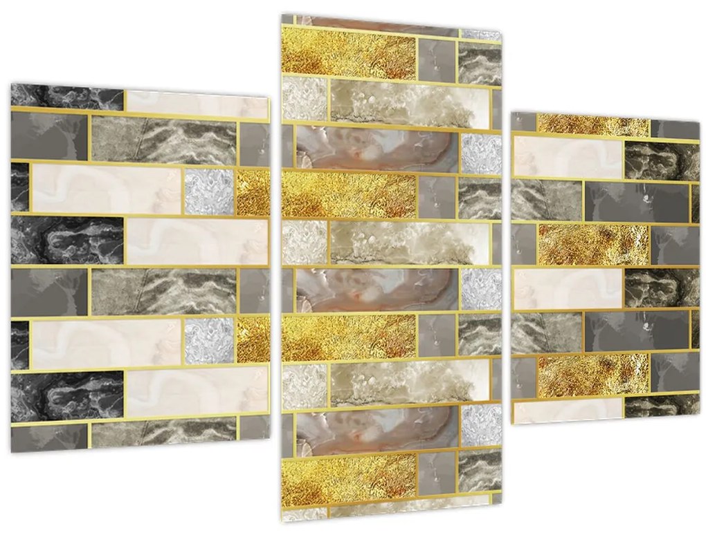 Obraz - Dekor s textúrami (90x60 cm)