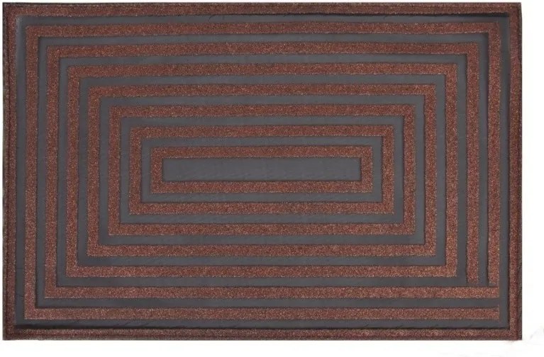 DomTextilu Moderné prestieranie obdĺžnikového vzoru v hnedej farbe na stôl 5419-14511  30 x 45 cm Bez motívu Hnedá