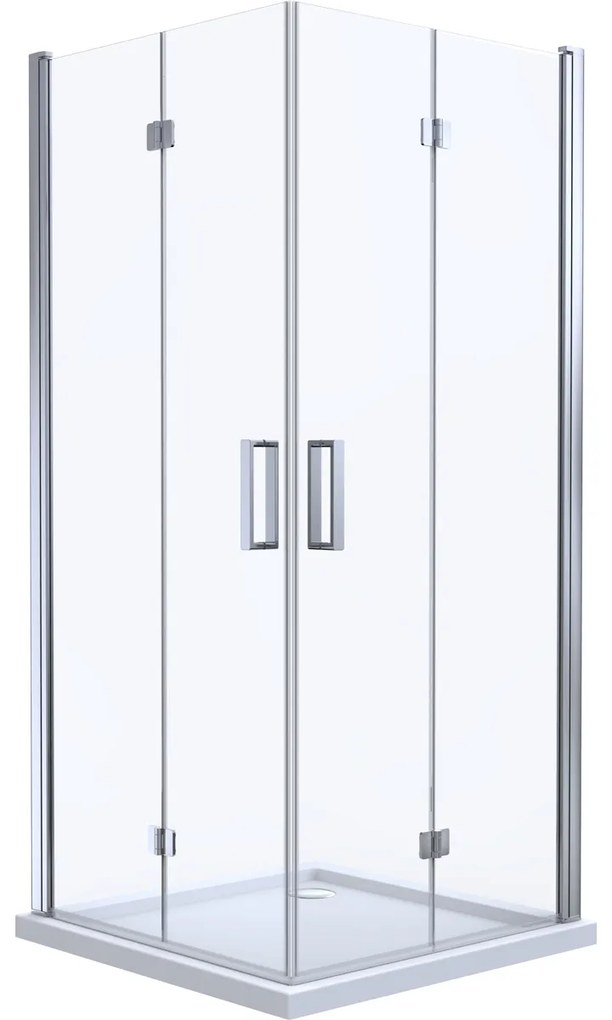 Set sprchovací kút Oltens Byske 20001100, štvorcová sprchová vanička Oltens Superior 17002000