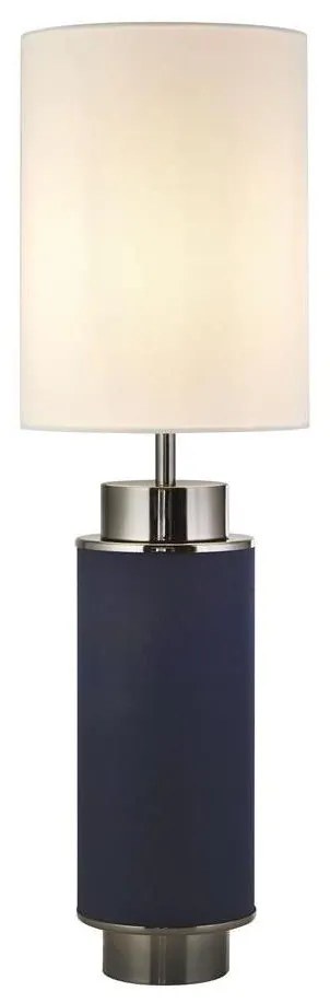 Searchlight EU59041BK - Stolná lampa FLASK 1xE27/60W/230V modrá