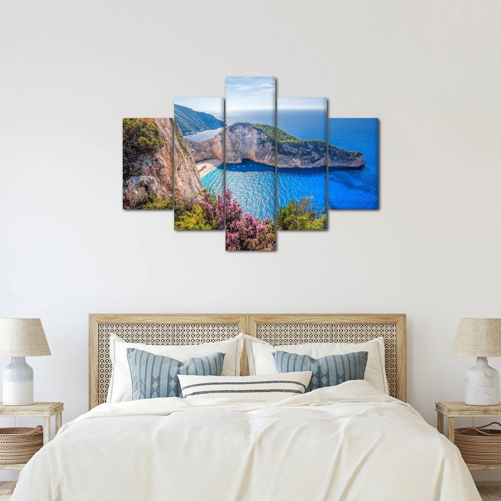 Obraz - Pláž Navagio, Grécko (150x105 cm)