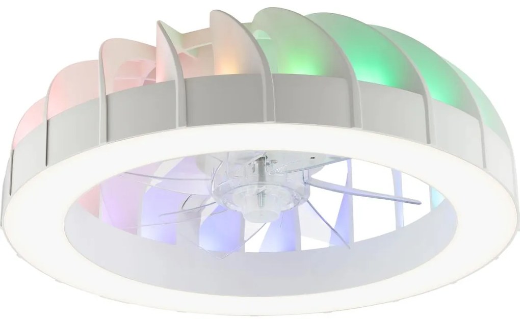 Brilliant - LED RGBW stropný ventilátor FANORA LED/30W/230V + DO