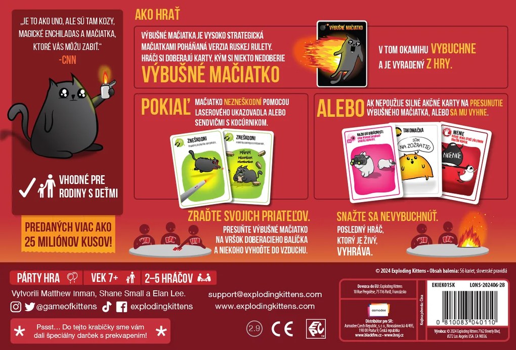 Výbušné mačiatka