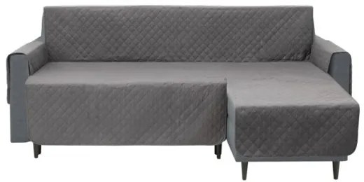 Poťah na rohovú sedačku pravý PARIS sivý, 240 cm