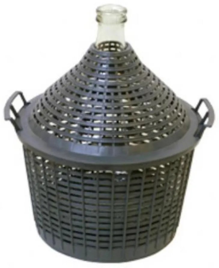 Demižón 15l sklo,v plast KLC