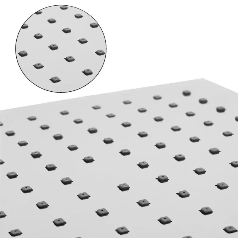 Sprchová dažďová hlavica YOKA SLIM - hranatá - 25 cm - chrómová