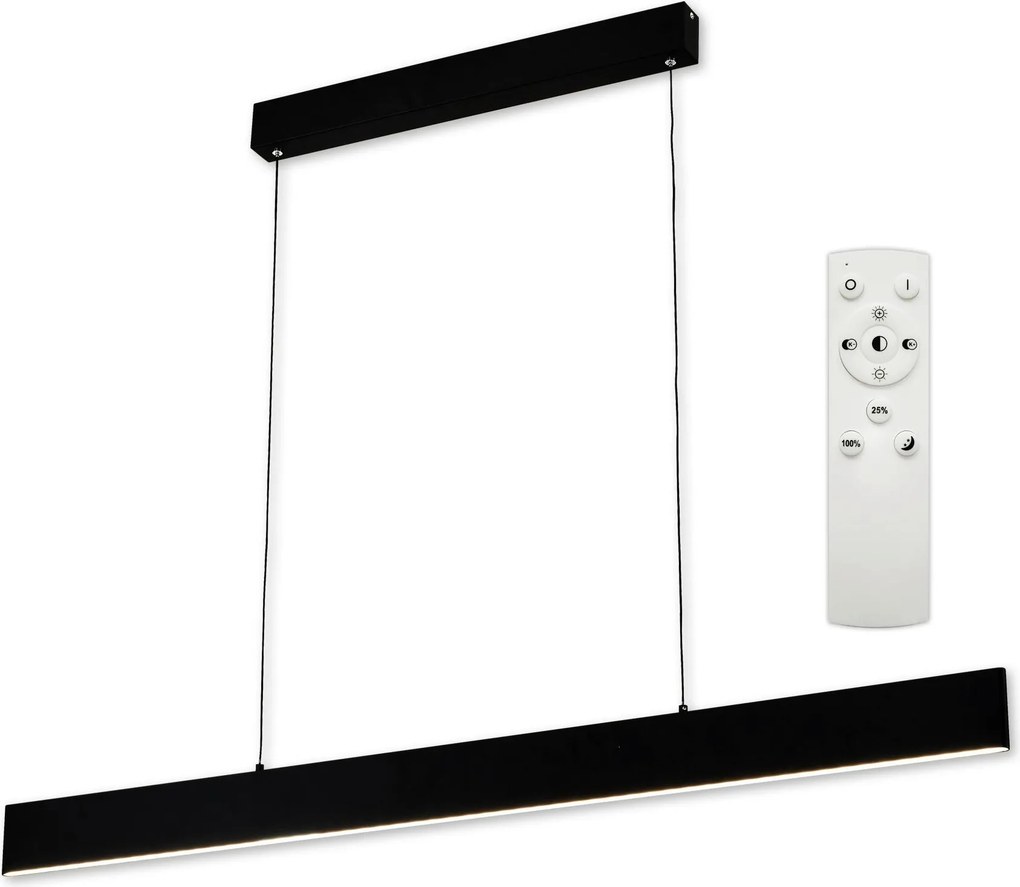 XXXLutz ZÁVESNÉ LED SVIETIDLO, 118/120/1.5 cm - Interiérové svietidlá - 004182003002