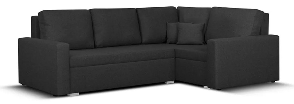 Rohová sedacia súprava s funkciou spania MODO Grafit