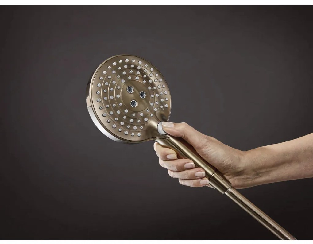 Hansgrohe Hansgrohe Raindance Select S - Showerpipe 240 1jet PowderRain s termostatom, kartáčovaný bronz 27633140