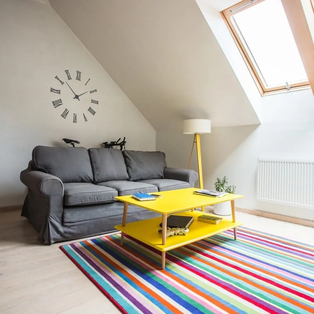 Biely konferenčný stolík so zníženou spodnou doskou Ragaba KORO