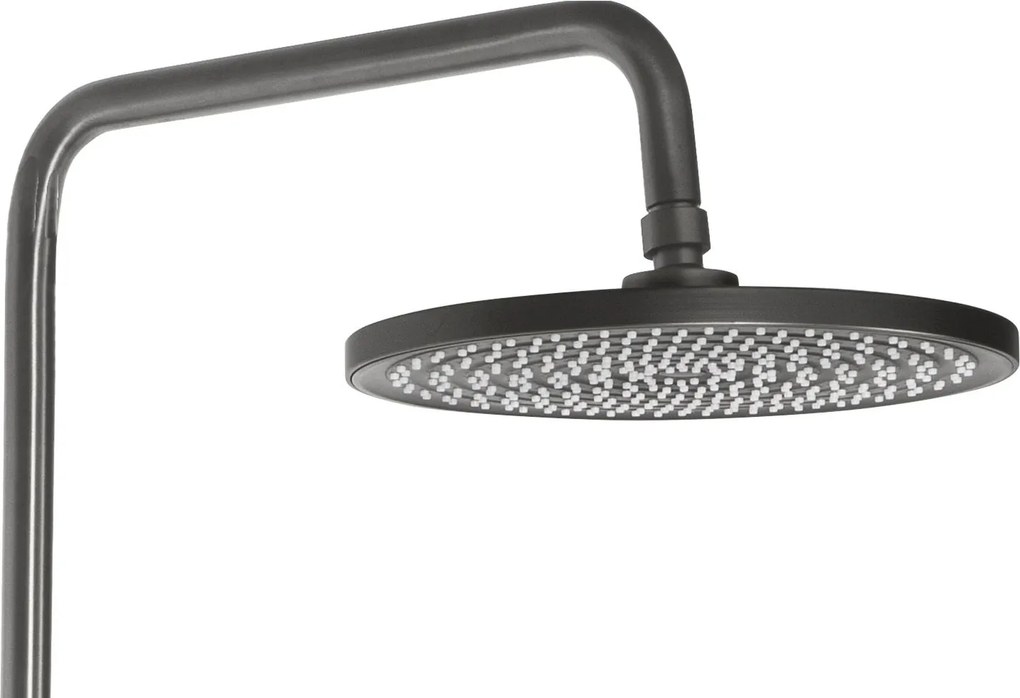 Rea Savio, nástenný sprchový set s ručnou spŕškou, grafitová matná, REA-P8412