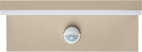 Rabalux 77220 - LED vonkajšie nástenné svietidlo so senzorom ZARAGOZA 9W/230V IP54 béžová