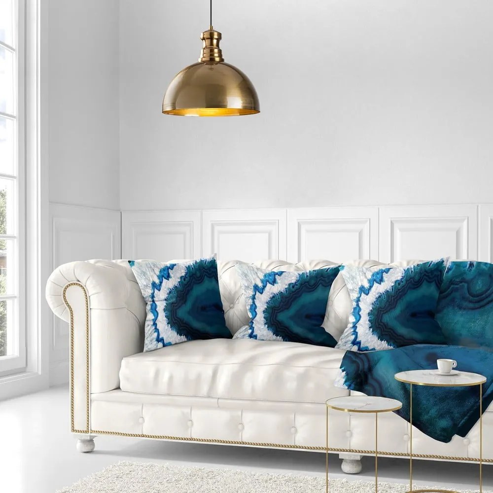 Závesné svietidlo v zlatej farbe s kovovým tienidlom ø 40 cm Berceste – Opviq lights