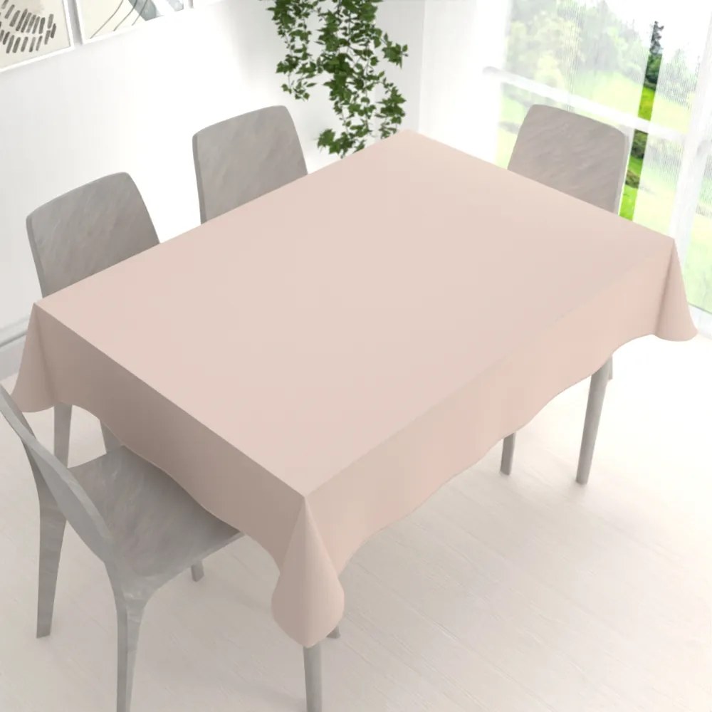 Biante Dekoračný obdĺžnikový obrus Rongo RG-089 Svetlo béžový 100x160 cm
