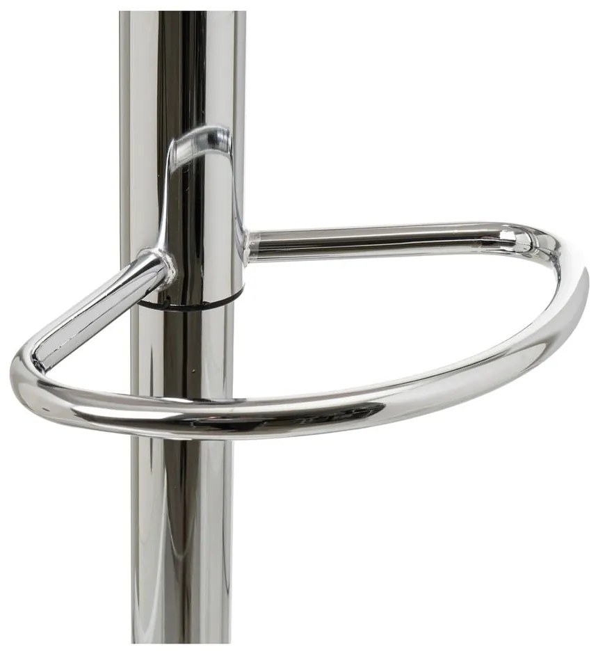 Biele čalúnené barové stoličky v súprave s nastaviteľnou výškou 2 ks (výška sedadla 63 cm) – Casa Selección