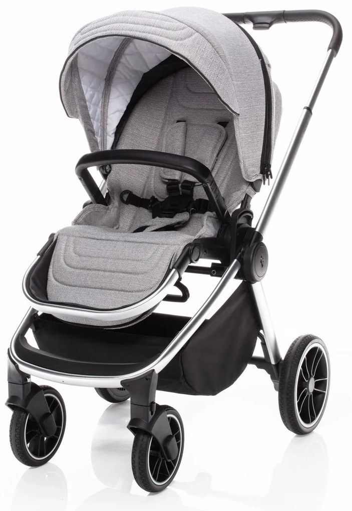 SET kočík Move+ vanička+adaptéry+autosedačka+báza, Silver Grey/Silver