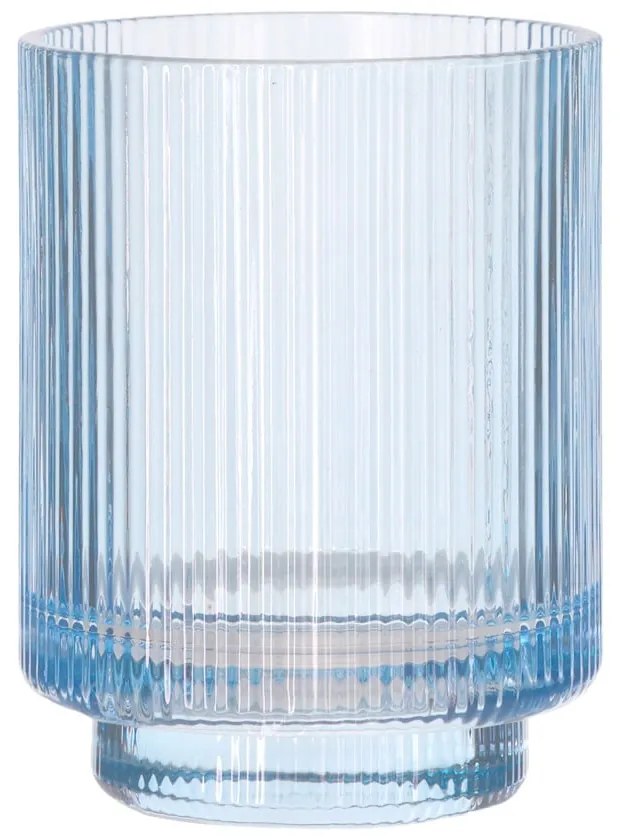 Modrý sklenený téglik na zubné kefky Clarity - Södahl