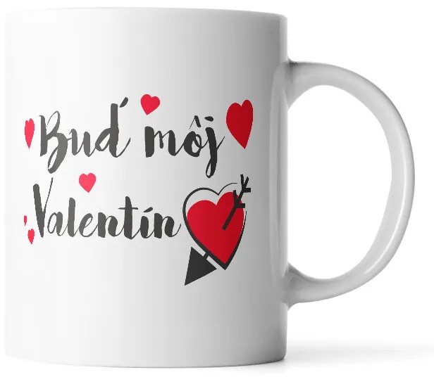 Sablio Hrnek Buď můj Valentýn - 890 ml - XXL