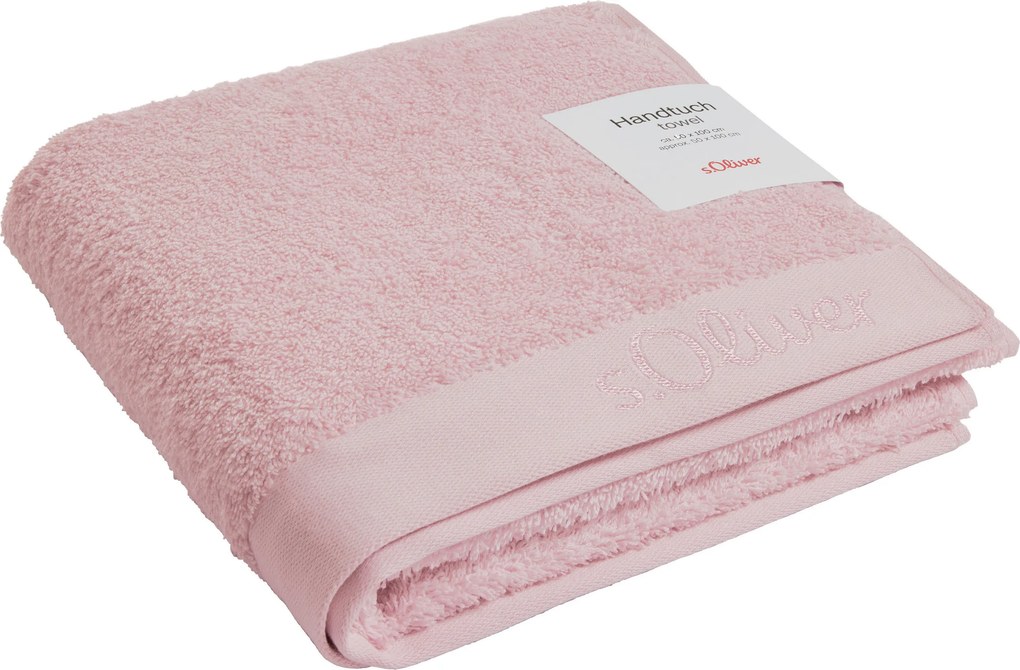 XXXLutz UTERÁK NA RUKY, 50/100 cm, svetloružová S. Oliver - Kúpeľňový textil - 003252017013
