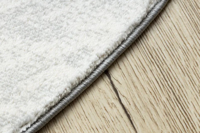 Dywany Łuszczów, Kusový koberec Emerald 1015 black and gold kruh, 200x200 (priemer) kruh, čiernobiela, obývacia izba