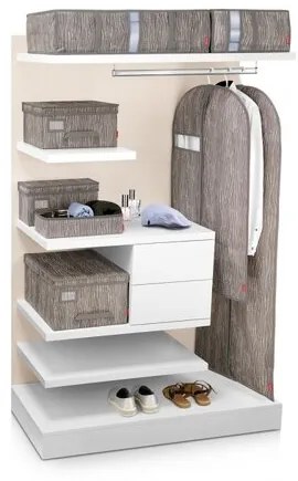 Tescoma Obal na oblek FANCY HOME, 100 x 60 cm, cappuccino, S