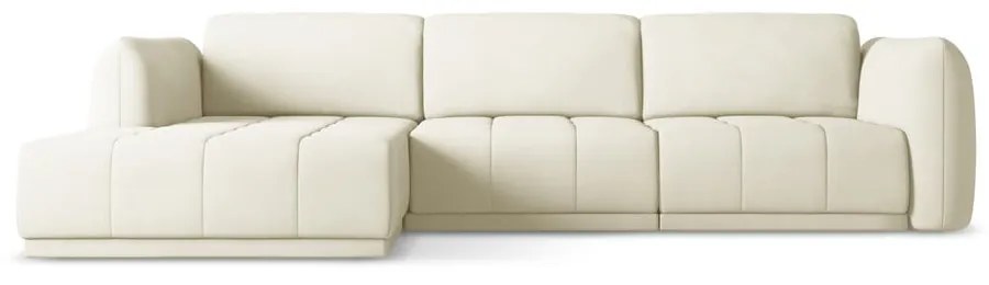 Biela rohová pohovka (ľavý roh) Hoku – Makamii