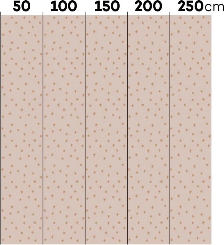 Tapeta hviezdy béžová 280×50 cm